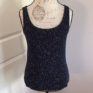ADDITIONS by CHICO’S Navy Tank Top Size 1